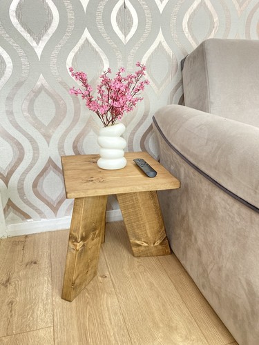 Small wooden side table solid - wooden,