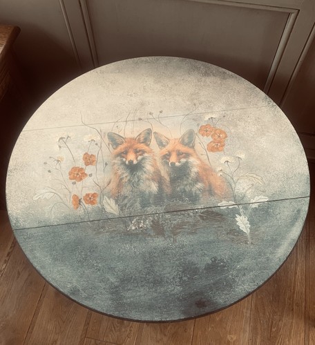 Cycled drop leaf - up, fox