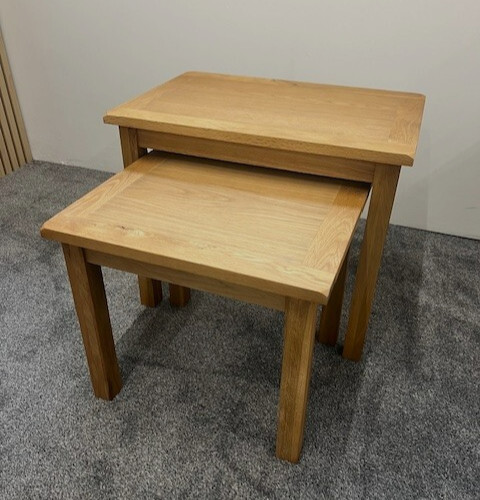 Oak nest tables set 2 - oak,